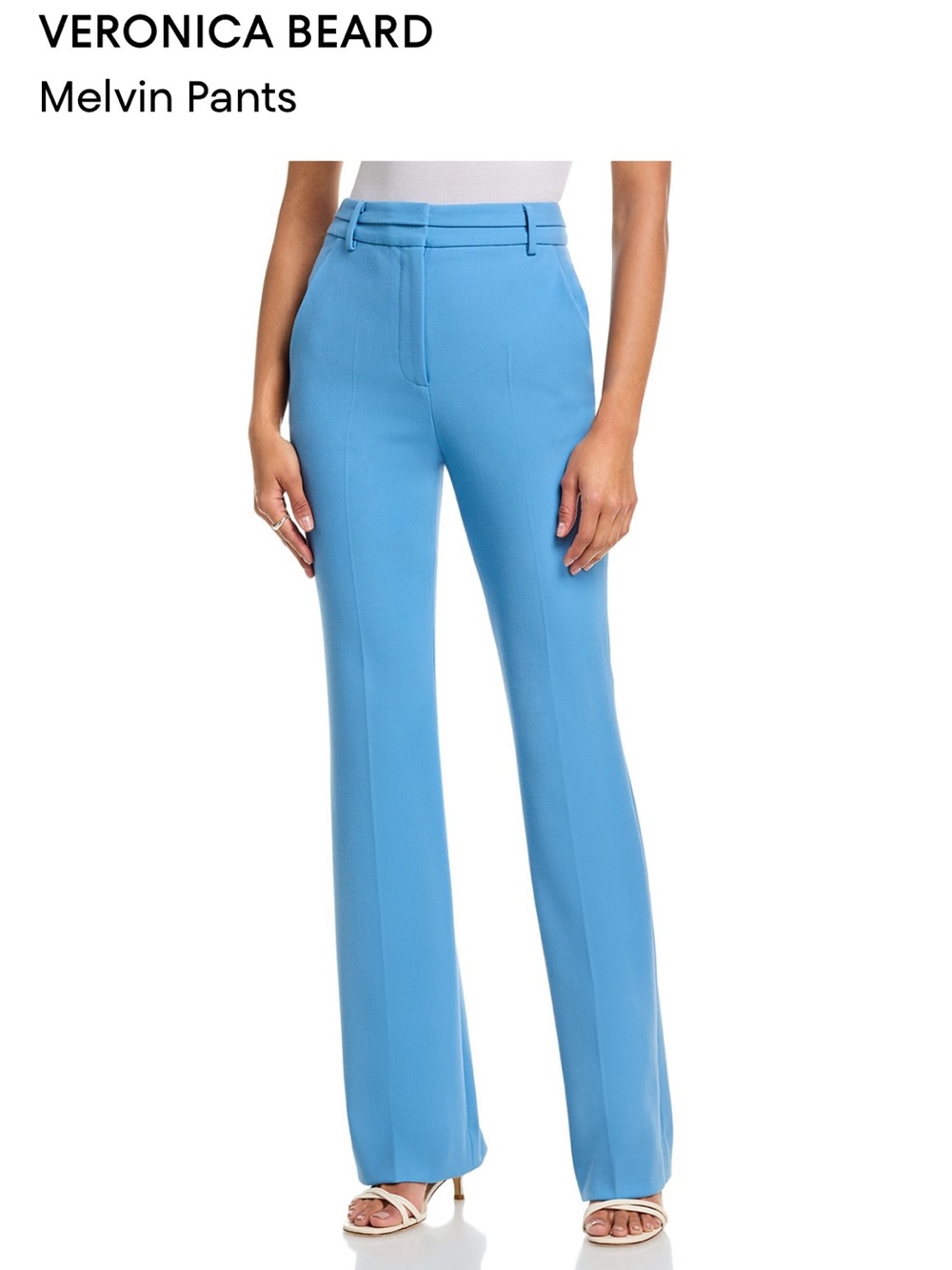 Veronica Beard New Sky Blue Melvin Pants Size 12